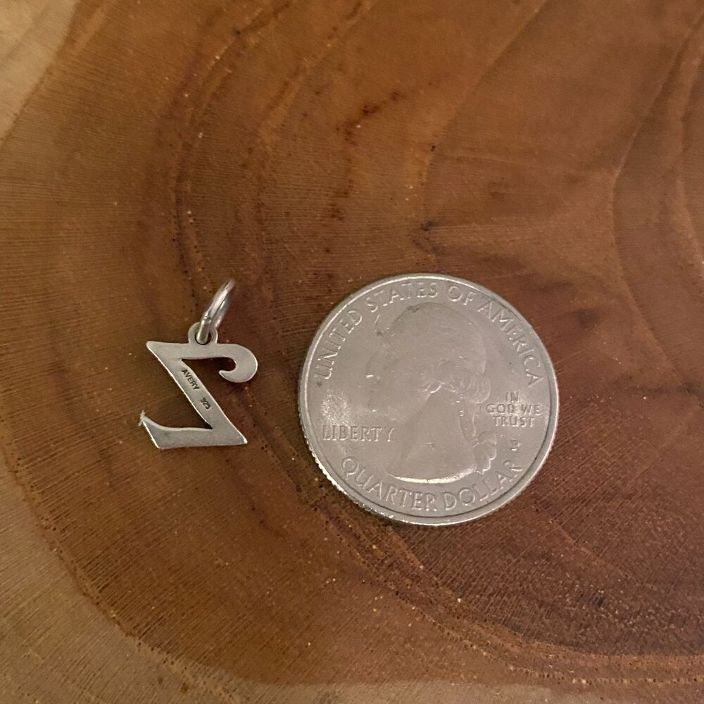 James Avery Script Initial "Z" Charm, Sterling Si… - image 2